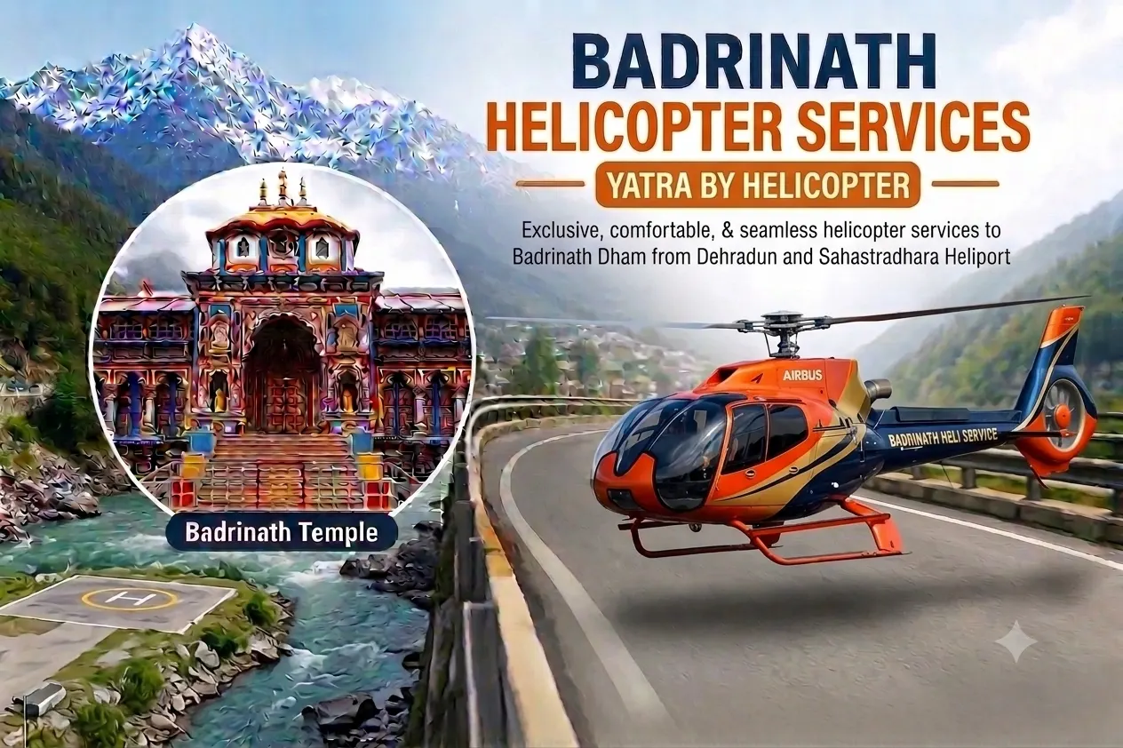 Badrinath helicopter services